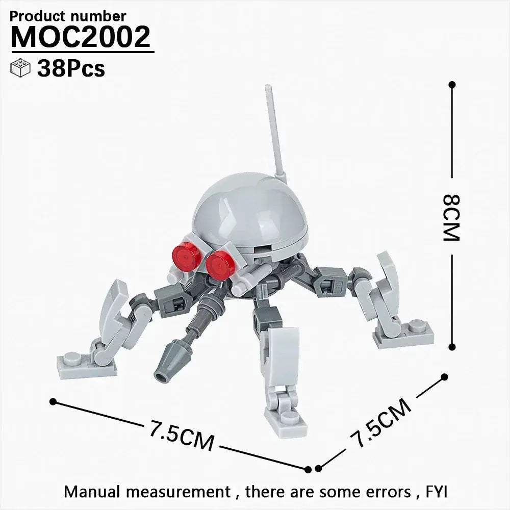 Space Droid Building Block Set Model Kit For Kids Learning - Image 35