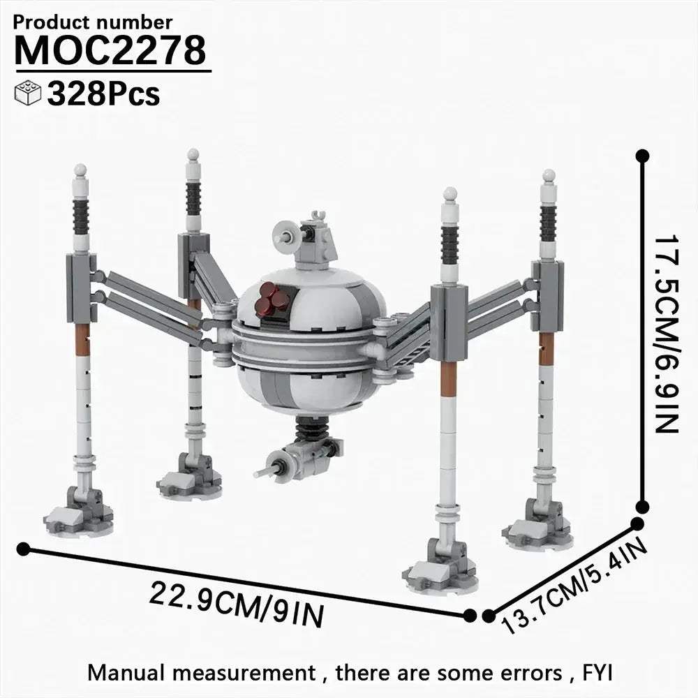 Space Droid Building Block Set Model Kit For Kids Learning - Image 36