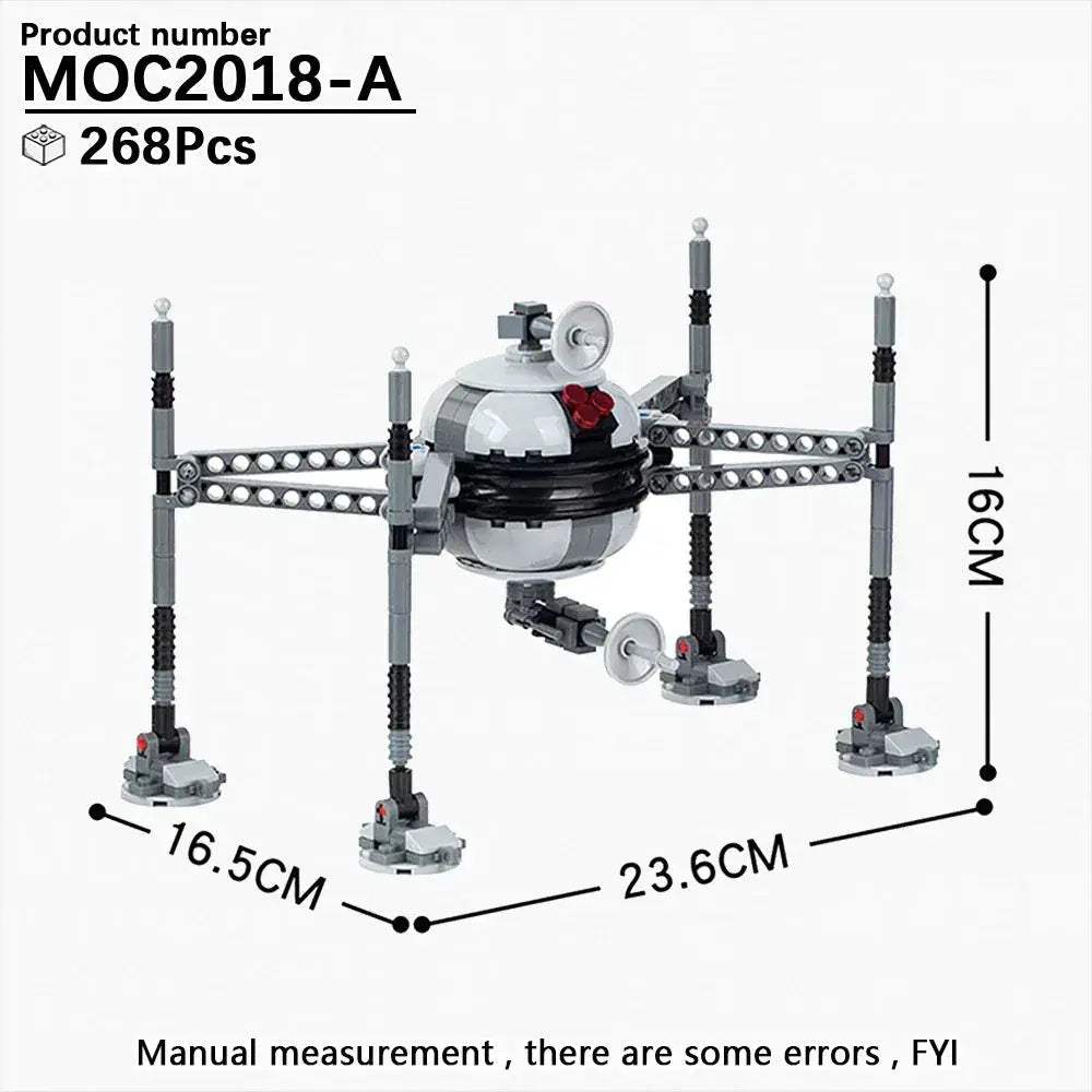 Space Droid Building Block Set Model Kit For Kids Learning - Image 38