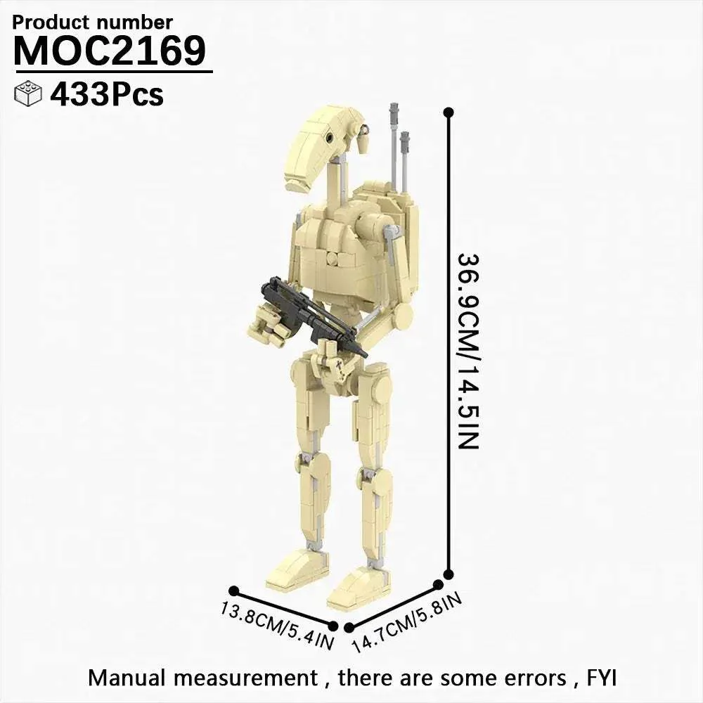 Space Droid Building Block Set Model Kit For Kids Learning - Image 39