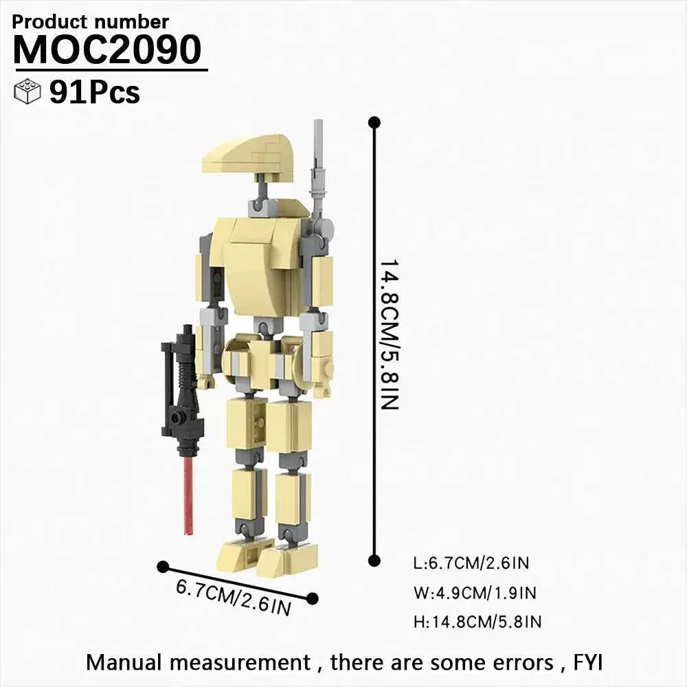 Space Droid Building Block Set Model Kit For Kids Learning - Image 40