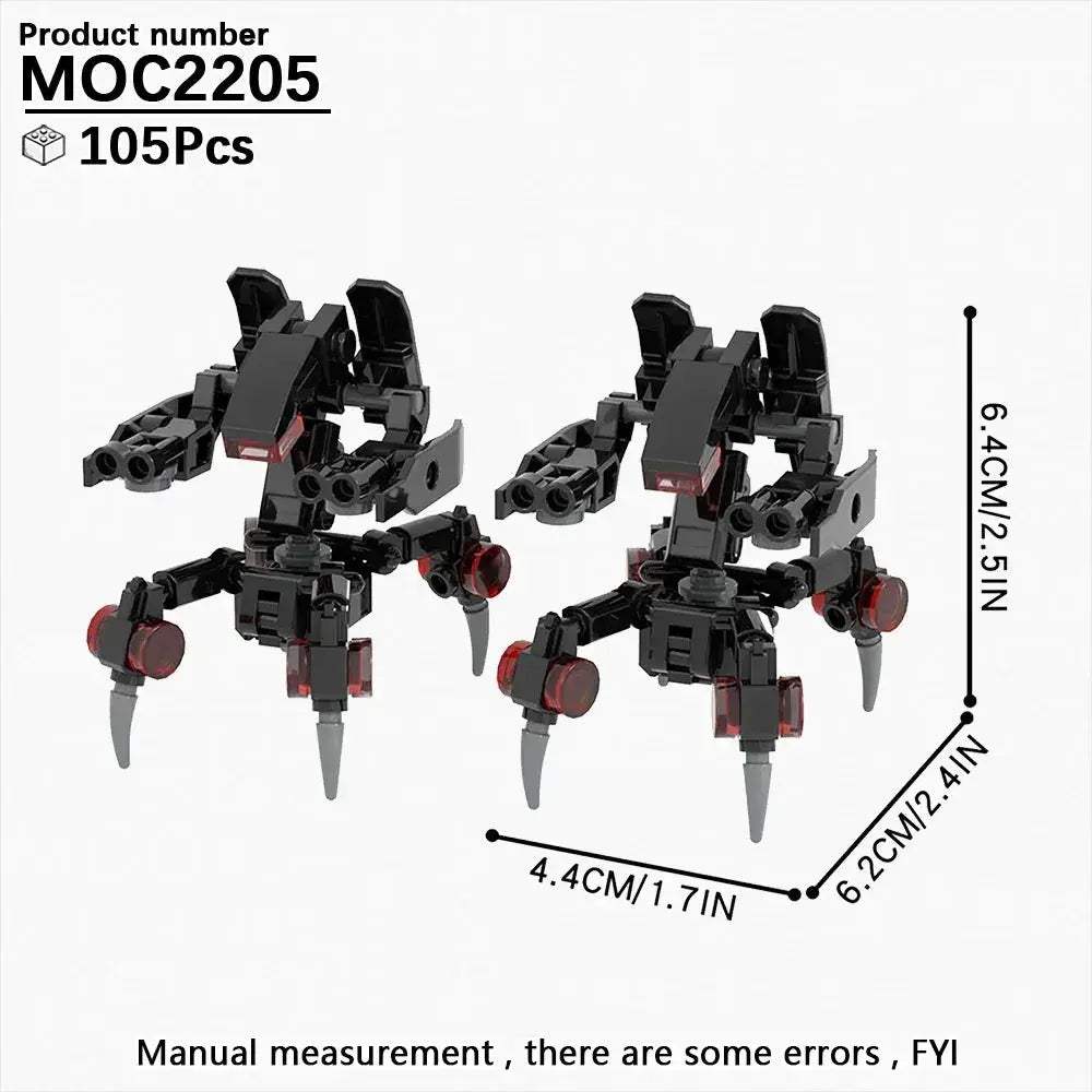 Space Droid Building Block Set Model Kit For Kids Learning - Image 41