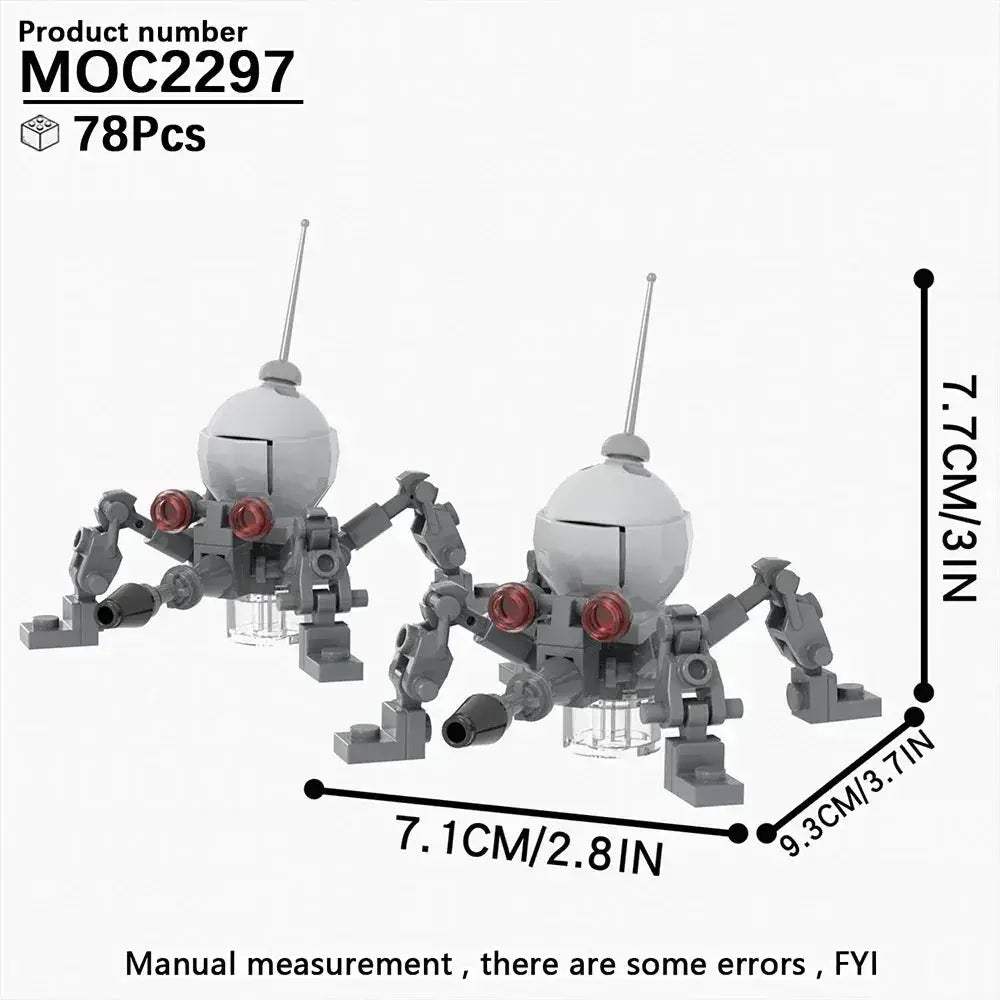 Space Droid Building Block Set Model Kit For Kids Learning - Image 43