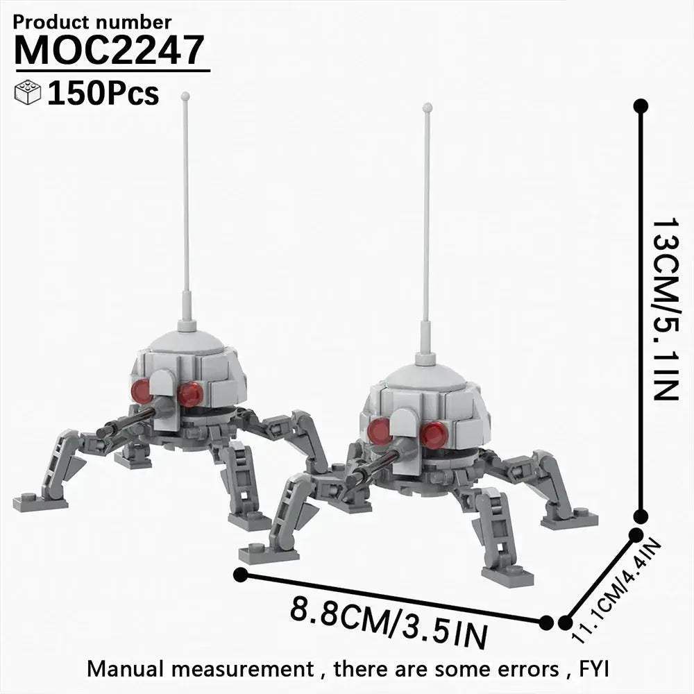 Space Droid Building Block Set Model Kit For Kids Learning - Image 44