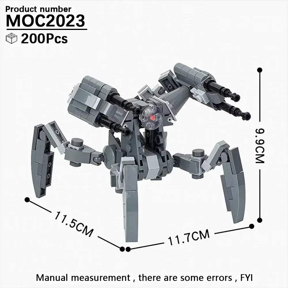 Space Droid Building Block Set Model Kit For Kids Learning - Image 6