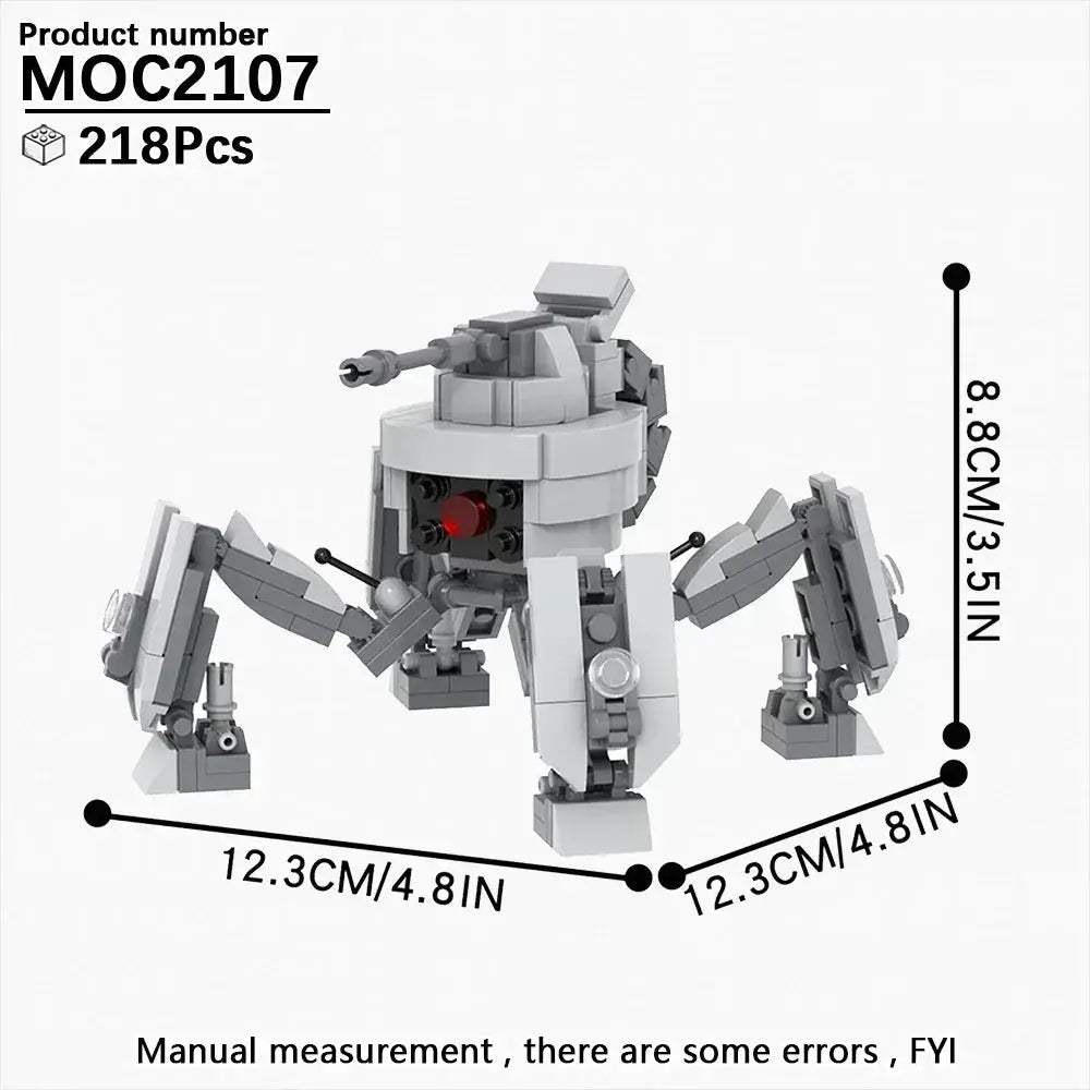 Space Droid Building Block Set Model Kit For Kids Learning - Image 9