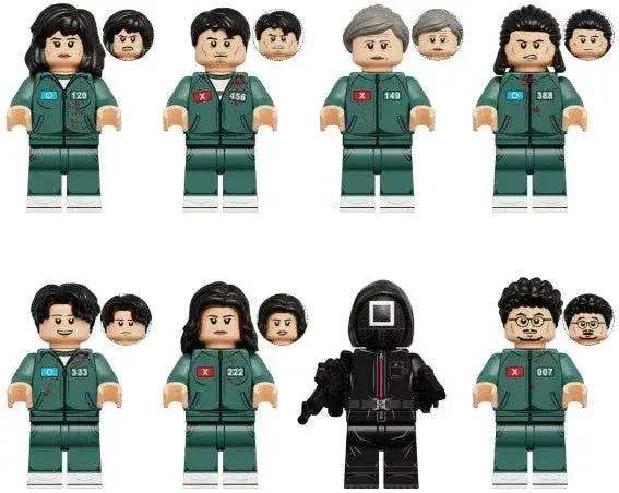 Squid Game Custom Minifig Set S3S1 (8 Figures)