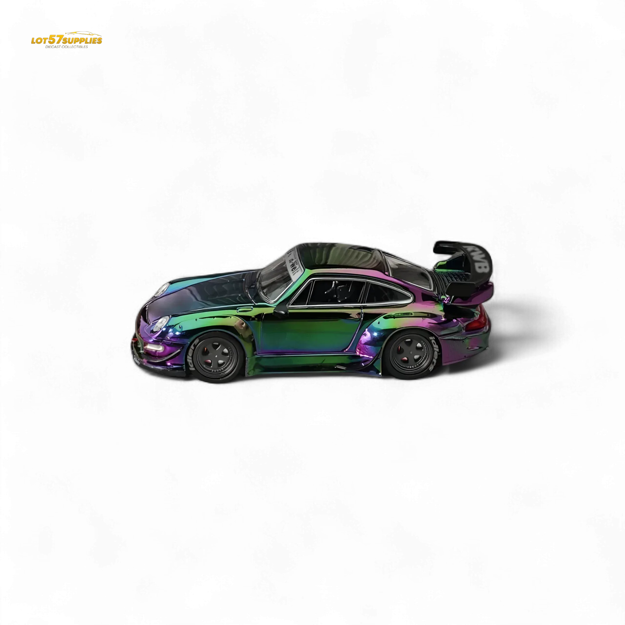 Star Model Porsche RWB 993 Magic Purple-Green 1:64 - Image 3