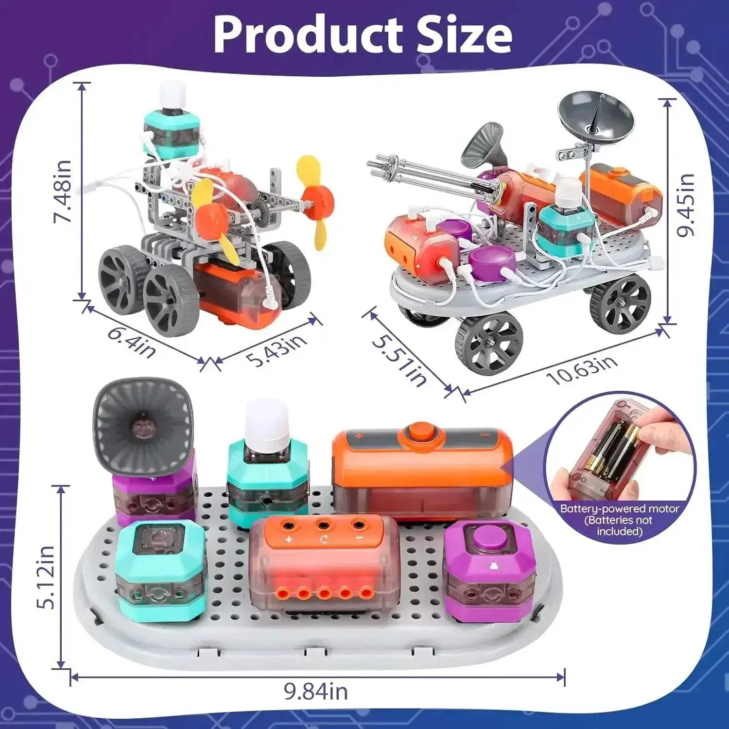 STEM Circuit Building Kit For Kids 110 Projects Educational Gift - Image 6