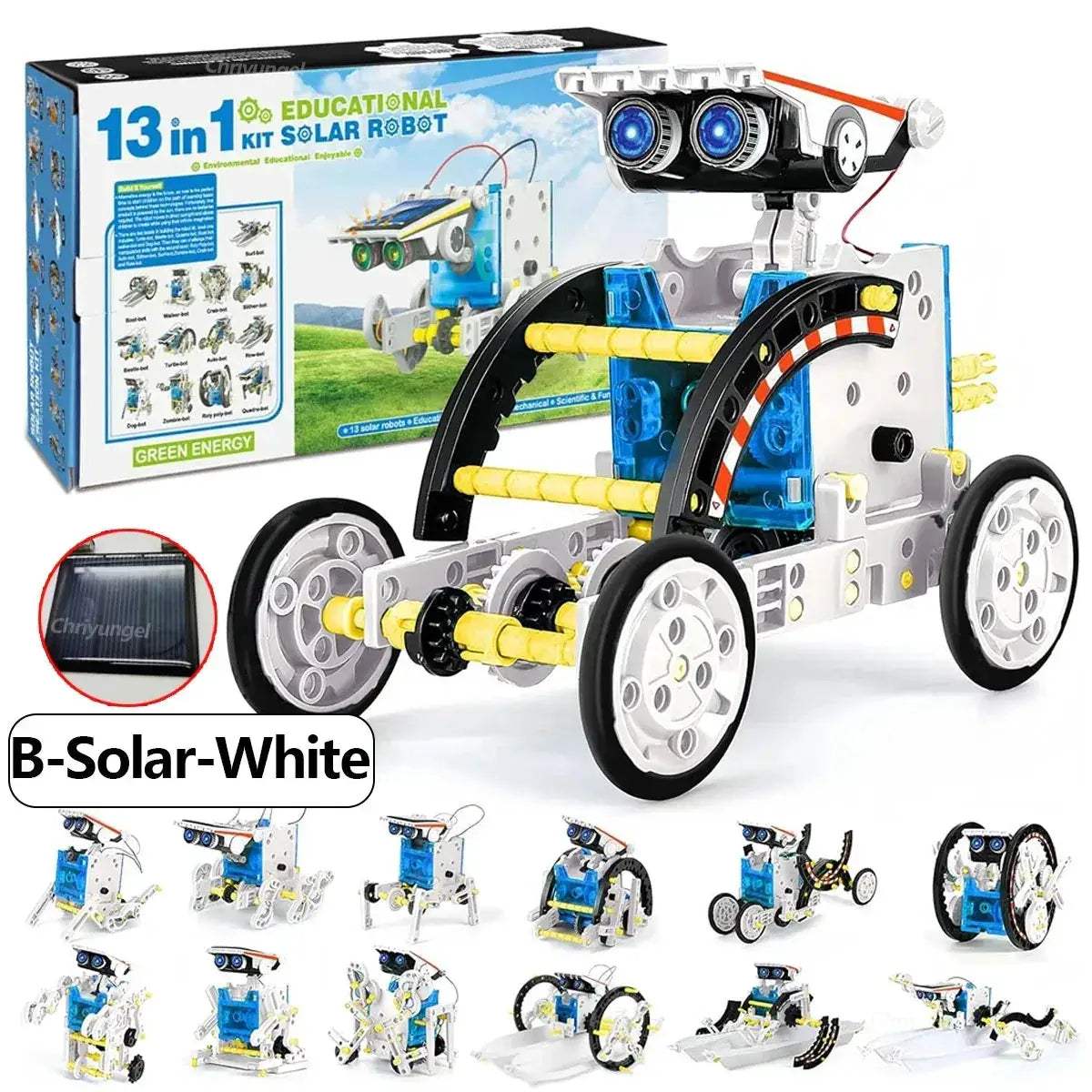 STEM Robot Kit 12 In 1 Educational Science Learning Toy - Image 9