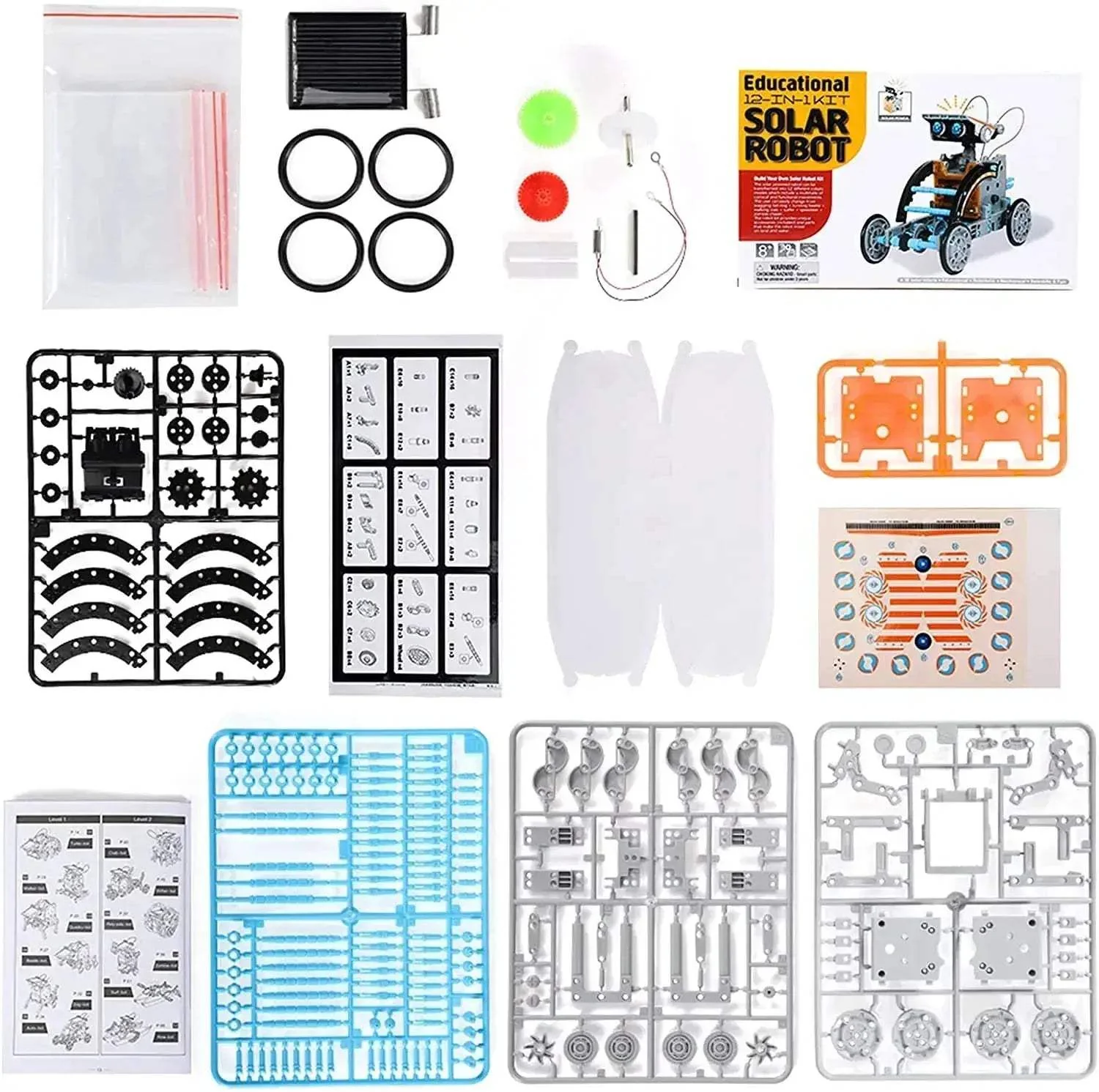 STEM Solar Robot Kit For Kids 3to8 Educational Building Toy - Image 2