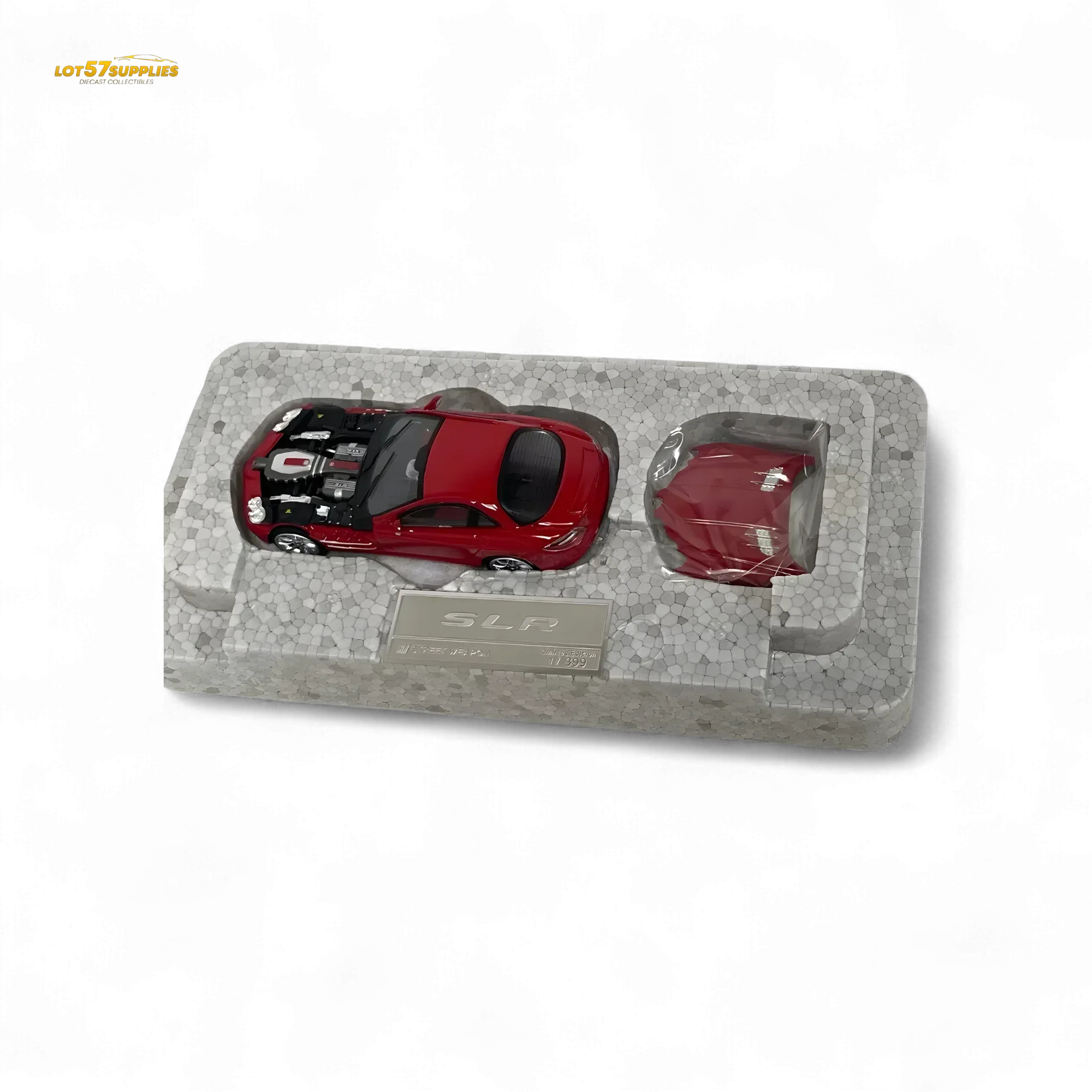 Street Weapon Mercedes-Benz McLaren SLR Red 1:64 - Image 2