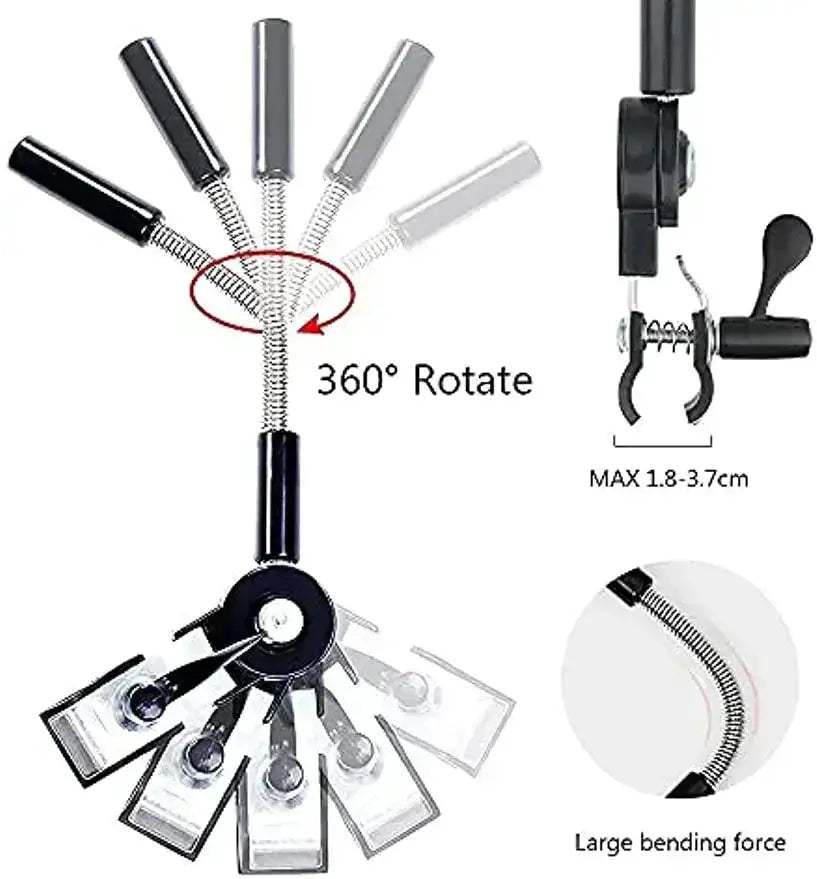 Stroller Umbrella 360 Degree Adjustable Sunshade UV Protection - Image 6