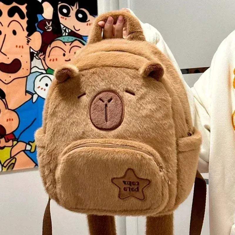 Capybara Backpack Large Capacity School Bag For Students - Image 9