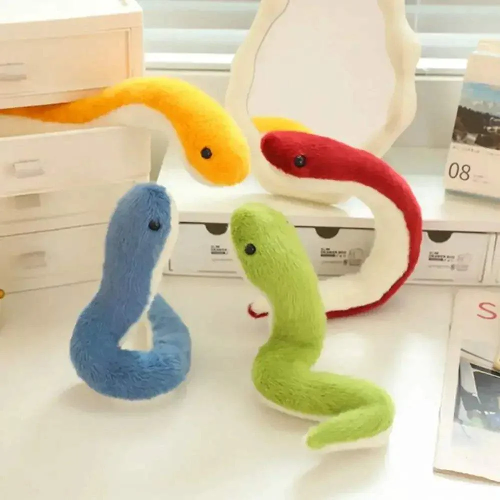Soft Cotton Snake Plush Toy For Kids Bendable 42cm