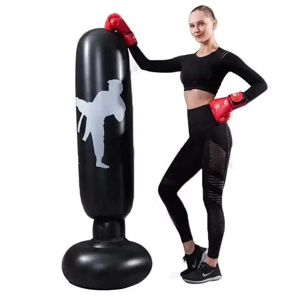 Sturdy Inflatable Boxing Bag 160cm PVC Training For Kids - Image 5