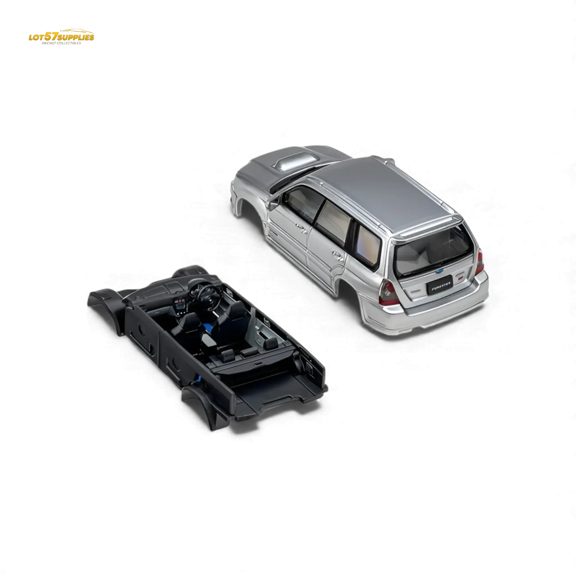 Fiberrun Subaru Forester Silver 1:64 - Image 9