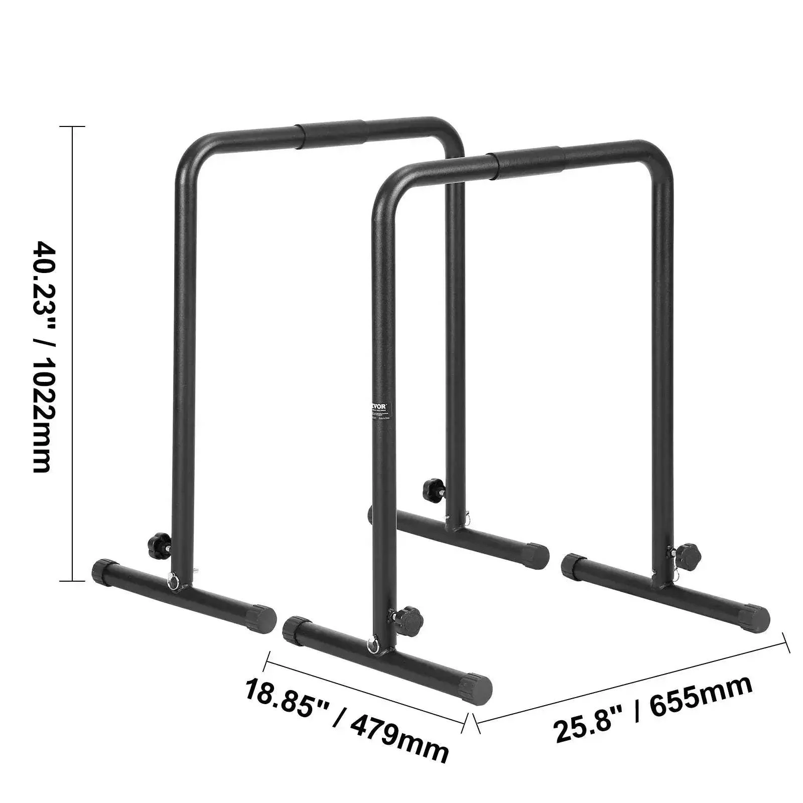 SucceBuy Dip Bar Stand Heavy Duty 440 Lb Adjustable Height - Image 8