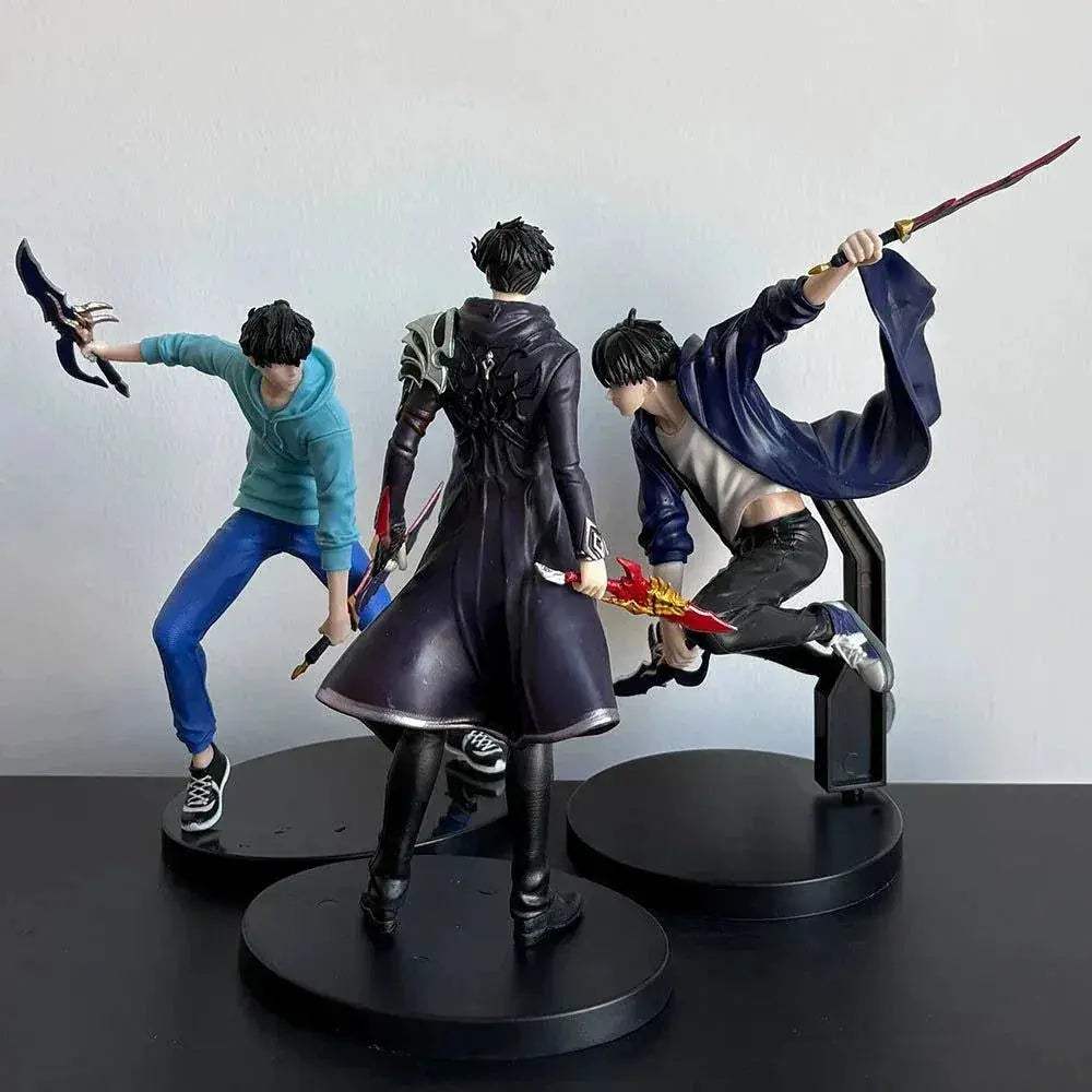 Sung Jin-Woo Anime Figure Solo Leveling Action Figurines Shadow King Desktop Collectible Display Toy - Image 6