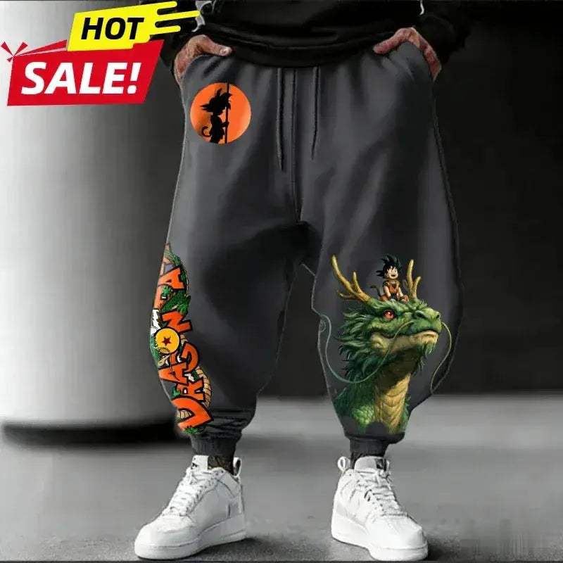 Dragon Ball Goku Anime Sweatpants Unisex Durable Winter Streetwear