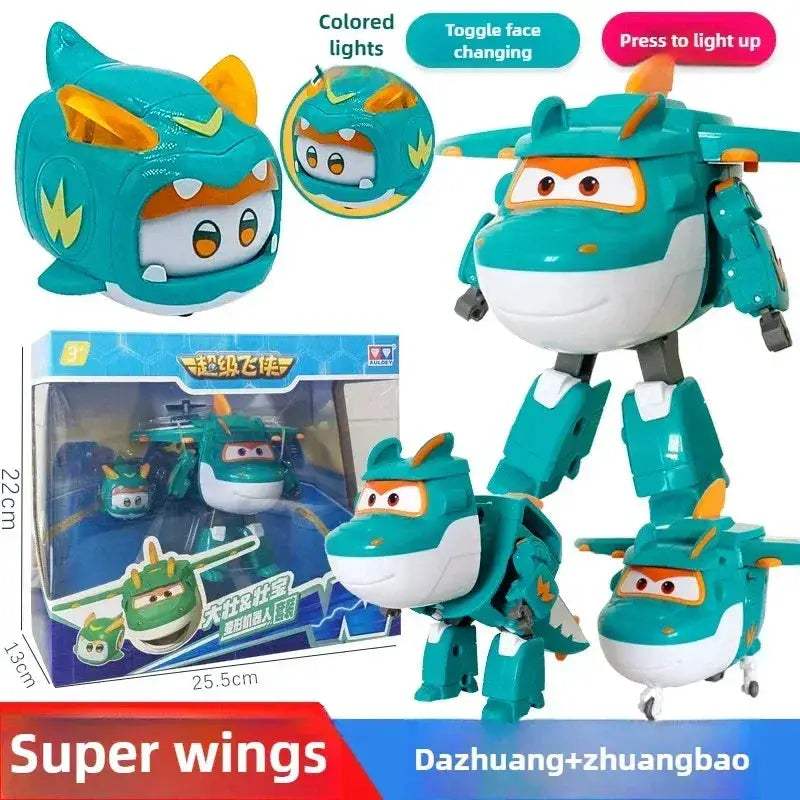 Super Wings Transforming Toys Jett Carl Set Light Up - Image 4