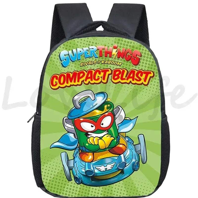 Super Zings Cartoon Backpack For Kids Kindergarten Durable School Bag - Image 20