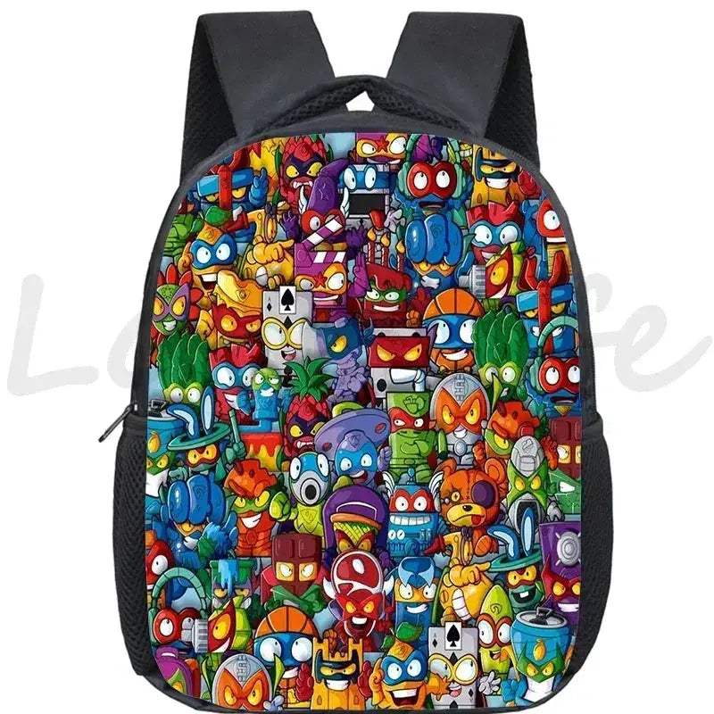 Super Zings Cartoon Backpack For Kids Kindergarten Durable School Bag - Image 3