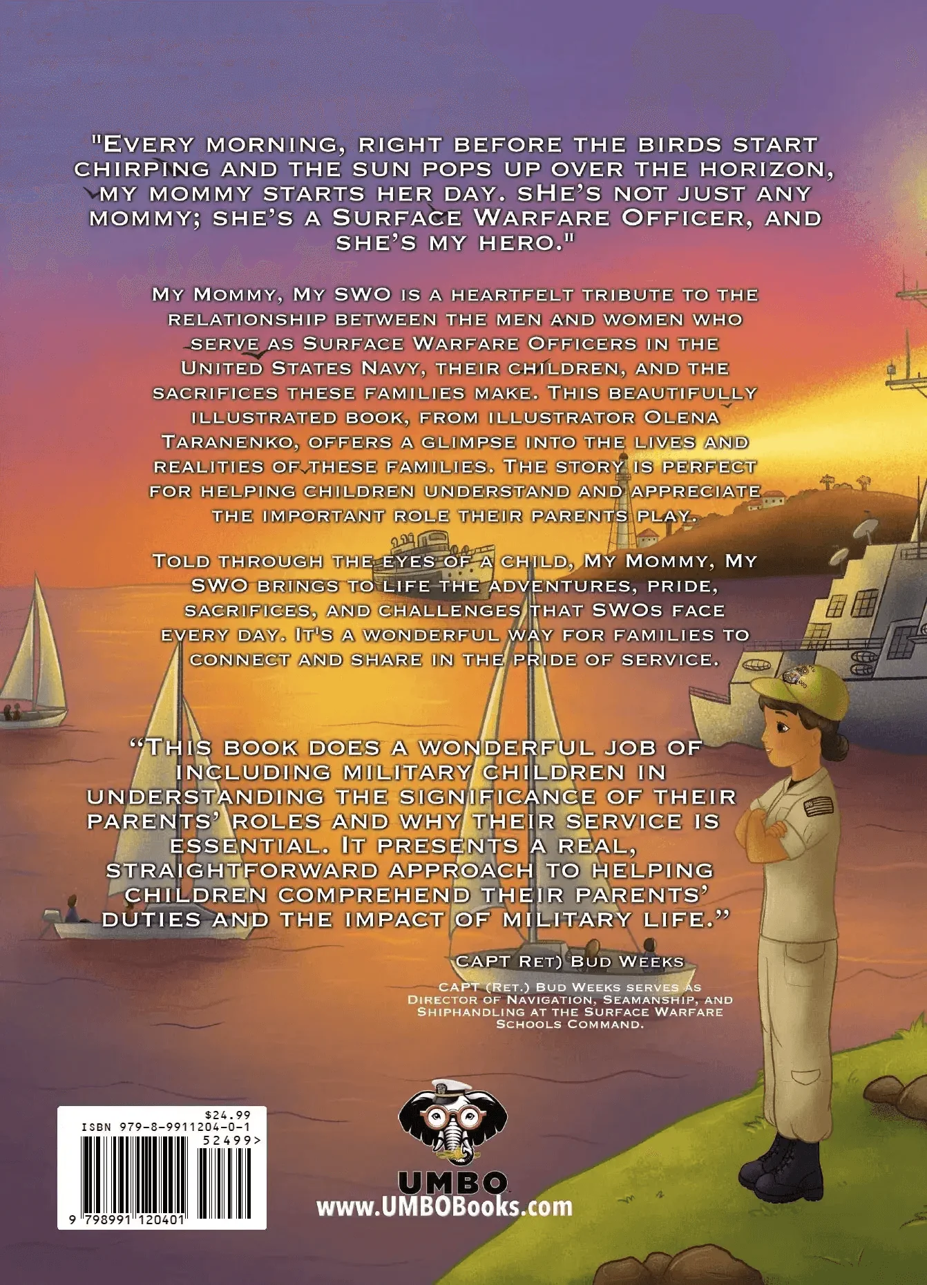 SWO (Surface Warfare Officer) Children's Book - My Mommy, My SWO BY Matthew E. Miller - Image 2