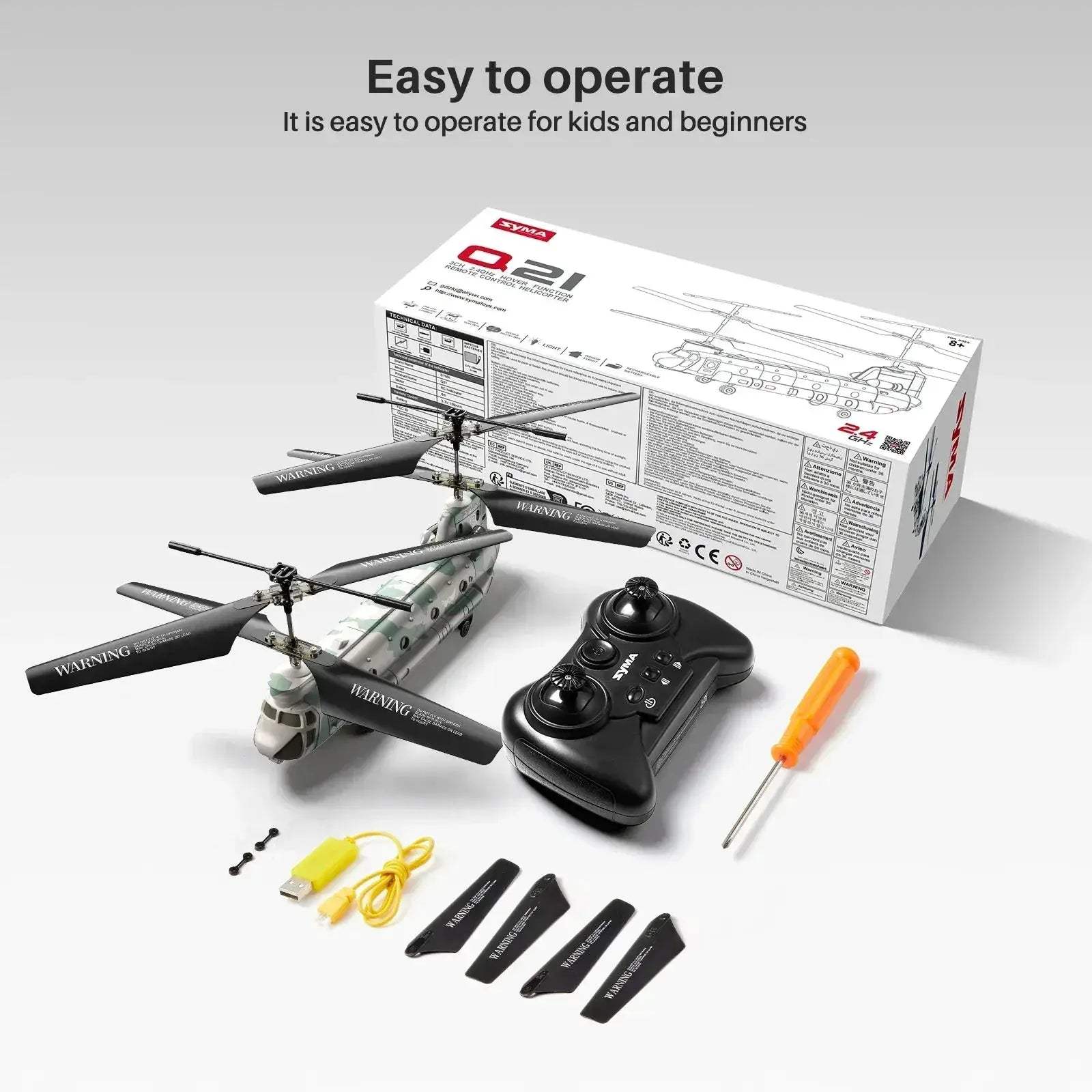 Syma RC Helicopter With Altitude Hold And One Key Takeoff - Image 6