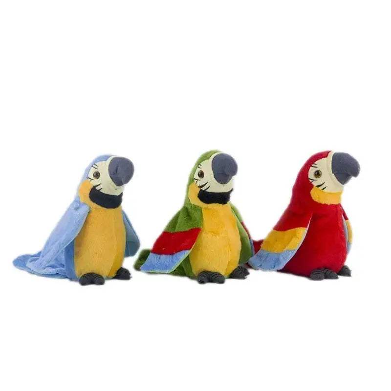 Talking Macaw Parrot Plush Toy With Voice Recording - Image 3