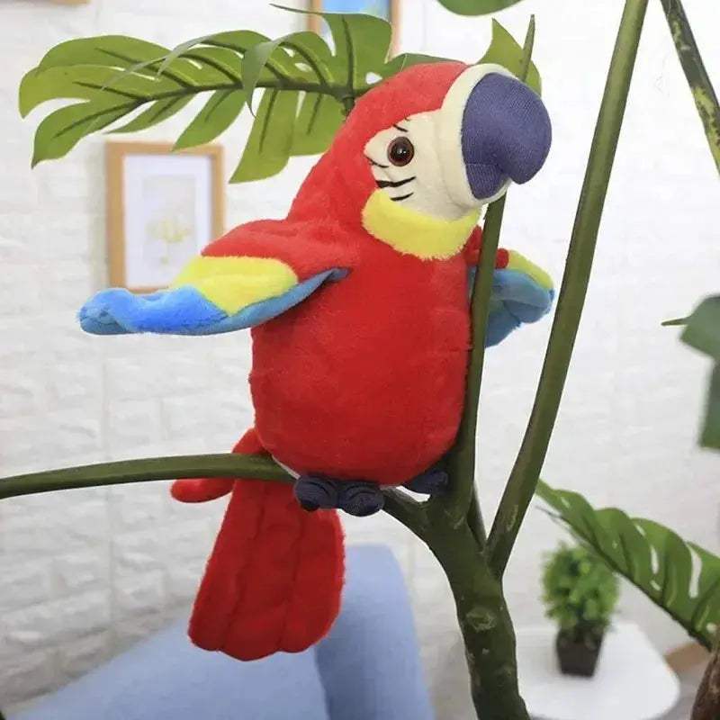 Talking Macaw Parrot Plush Toy With Voice Recording - Image 4