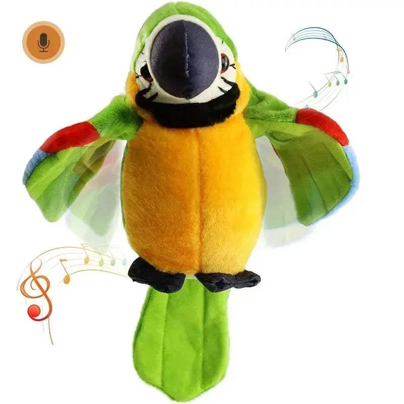 Talking Macaw Parrot Plush Toy With Voice Recording - Image 5