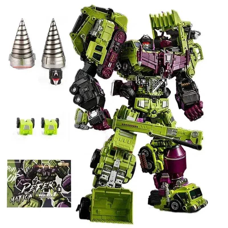 Tank Transformation Robot Car Toy Transforming Devastator Model - Image 16