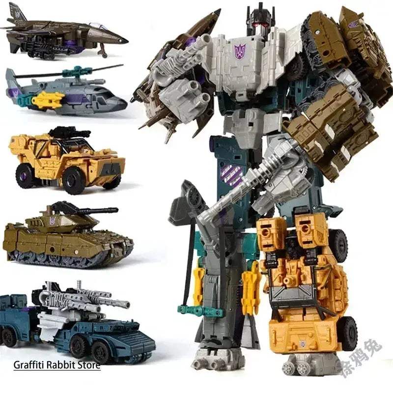 Tank Transformation Robot Car Toy Transforming Devastator Model - Image 6