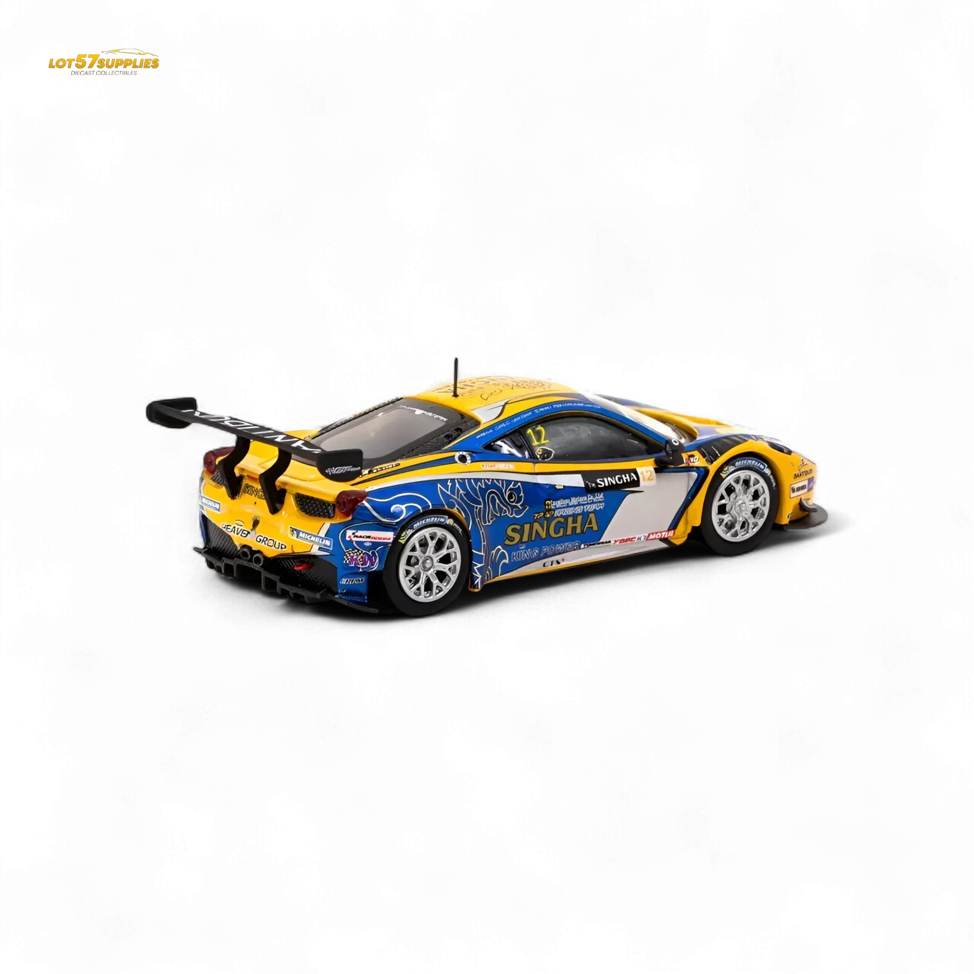 Tarmac Works Ferrari 458 Italia GT3 GT Asia 2016 T64-074-16GTA12 1:64 - Image 2