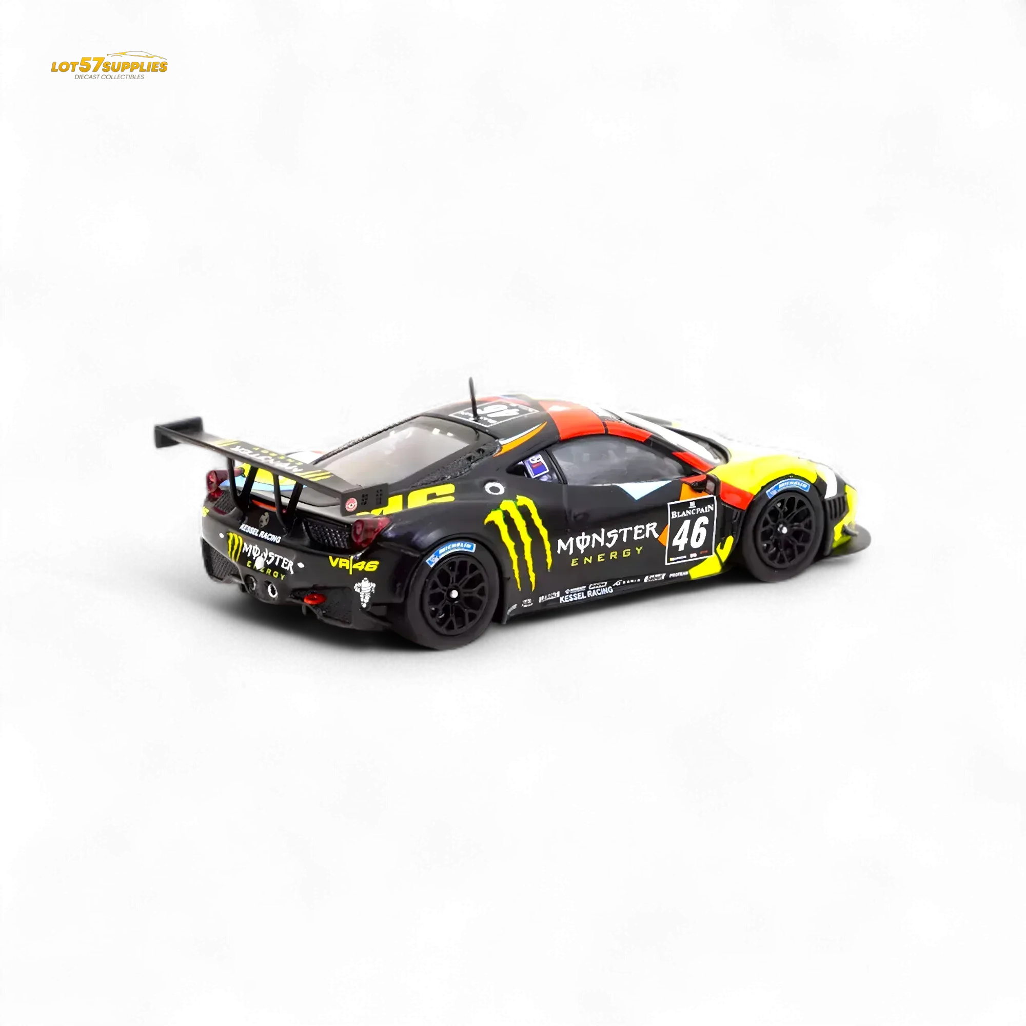 Tarmac Works Hobby64 Ferrari 458 Italia GT3 Blancpain Endurance 2012 V. Rossi 1:64 T64-073-12BGT46M - Image 2