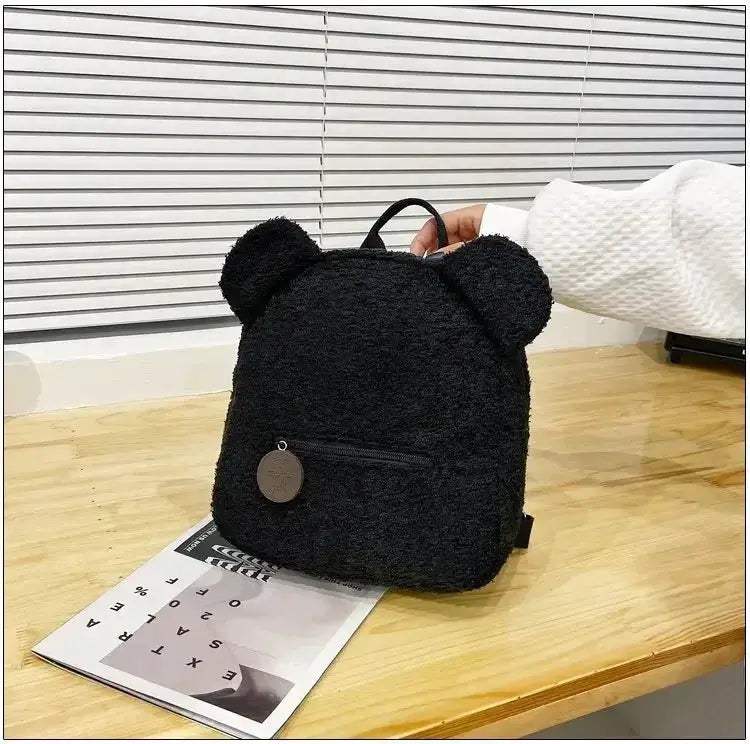 Teddy Bear Kids Backpack Cartoon Design With Ear Details - Image 11