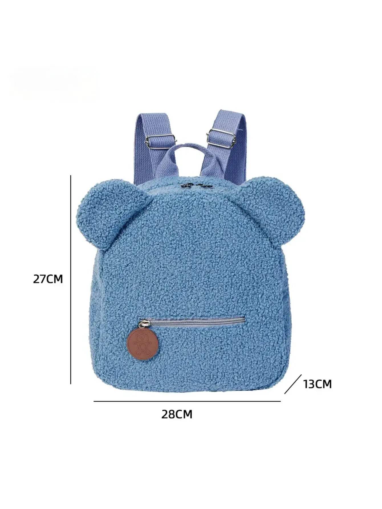 Teddy Bear Kids Backpack Cartoon Design With Ear Details - Image 8