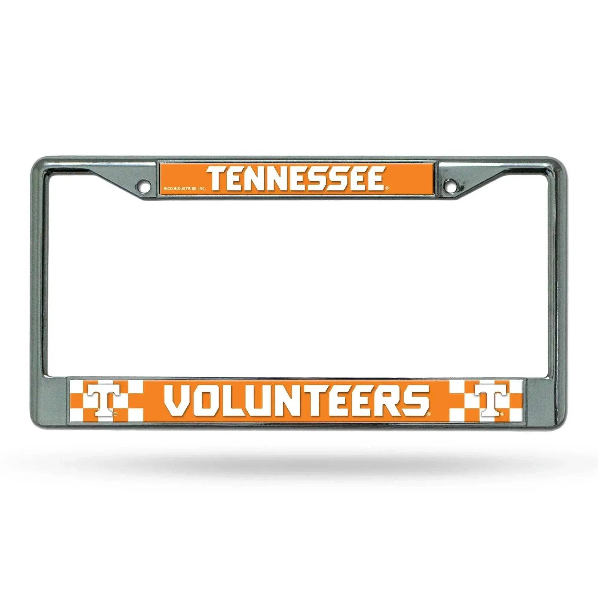 Tennessee Volunteers License Plate Frame Chrome Printed