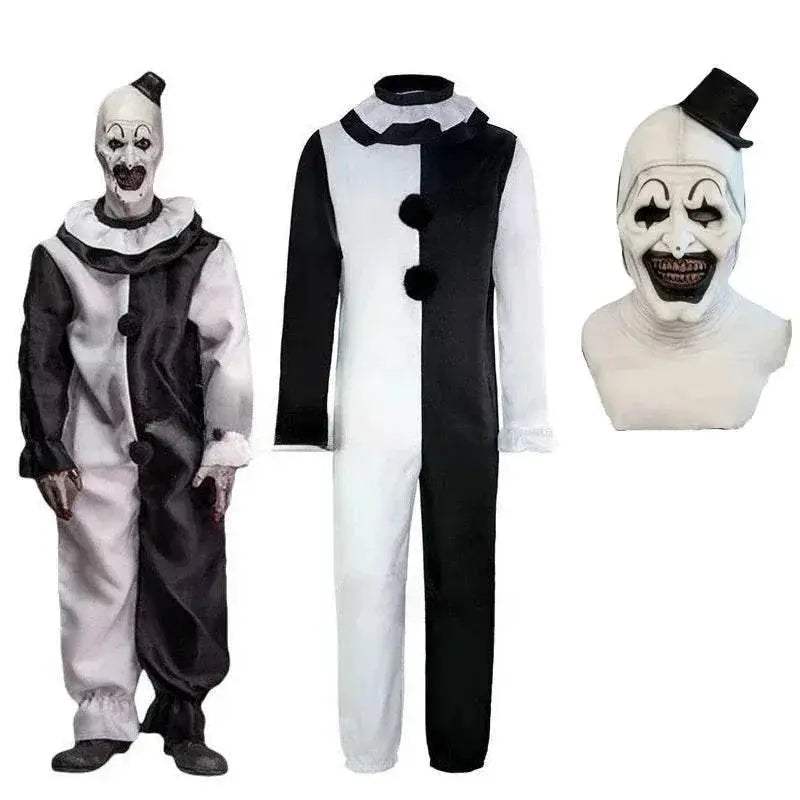 Terrifying Clown Mask Bloody Demon Latex Hat For Adults - Image 10