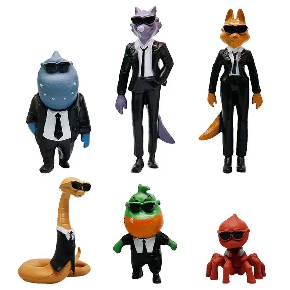 The Bad Guys Action Figures Set Collectible PVC Desk Decor - Image 7