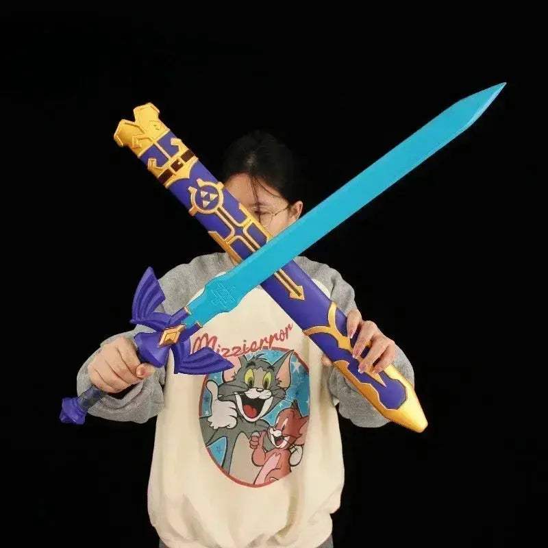 Master Sword Cosplay Prop 80cm With Hylian Shield Included - Image 3