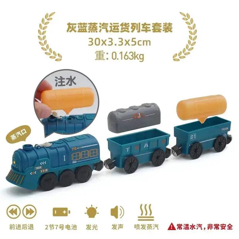 Thomas And Brio Compatible Wooden Train Set With Durable Cars - Image 11