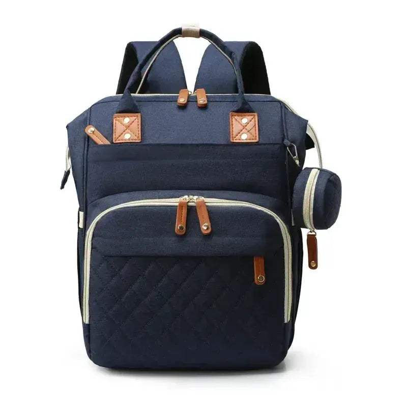 Three In One Diaper Bag Backpack With Foldable Changing Pad - Image 11