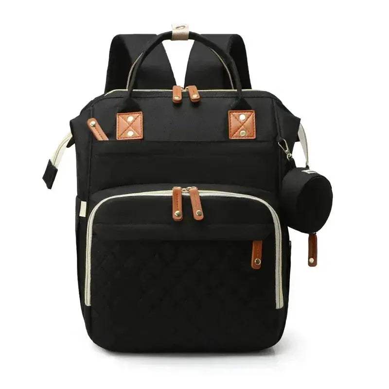 Three In One Diaper Bag Backpack With Foldable Changing Pad - Image 12