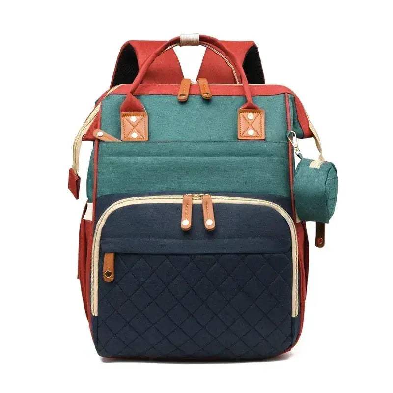 Three In One Diaper Bag Backpack With Foldable Changing Pad - Image 13