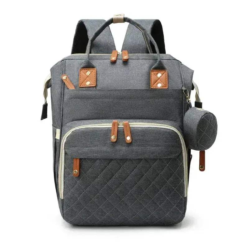 Three In One Diaper Bag Backpack With Foldable Changing Pad - Image 7