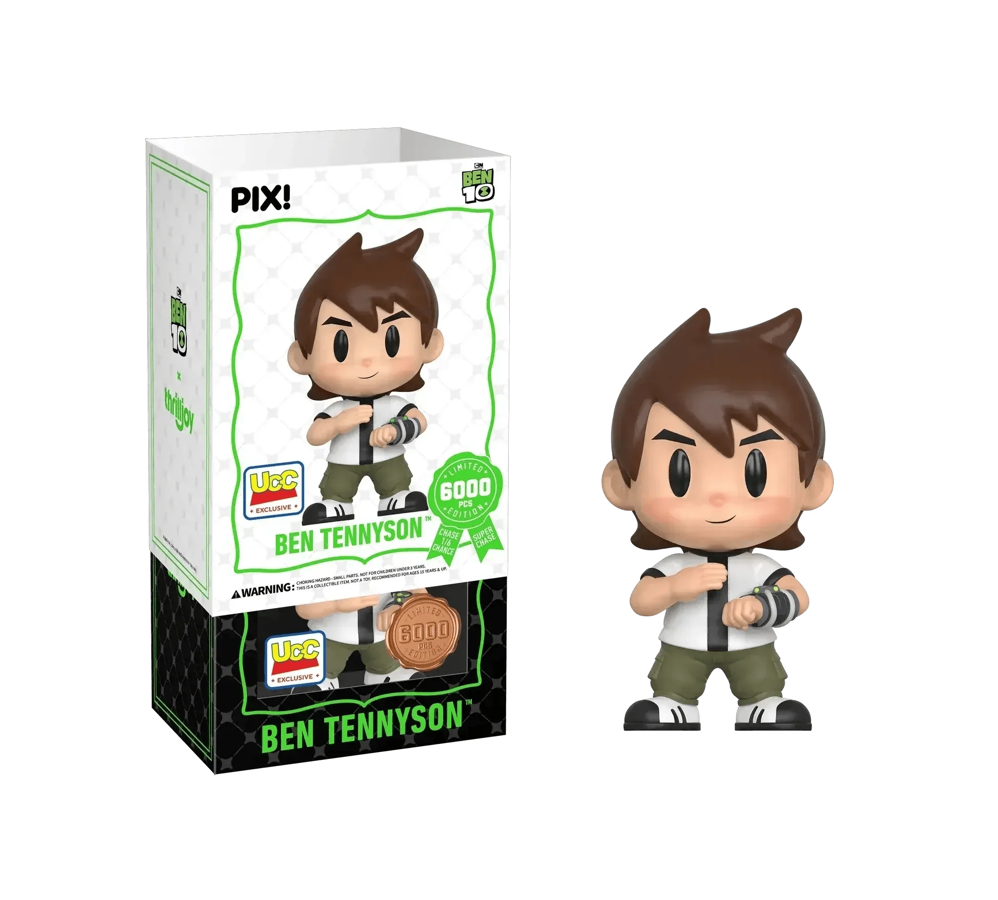 [Thrilljoy] [EXCLUSIVE] BEN 10 - Ben Tennyson LE6000 PIX Vinyl Figure (1 in 6 Chance at Chase) - Image 3
