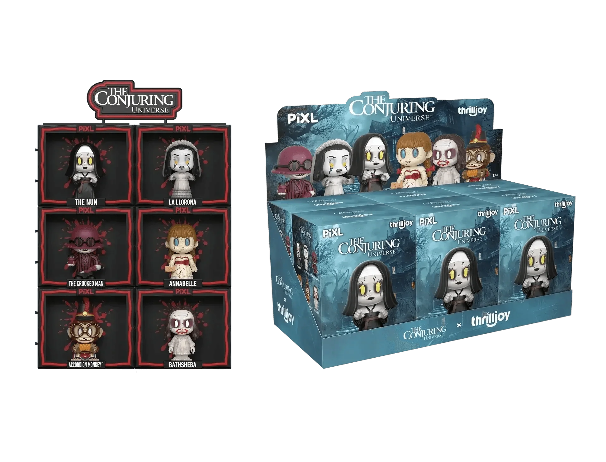[Thrilljoy] The Conjuring Universe PIXL Blind Box Vinyl (Chance at 1 of 300 hyper-rare “chase” pieces will be redeemable for a special 12” MEGA PIX!) - Image 2