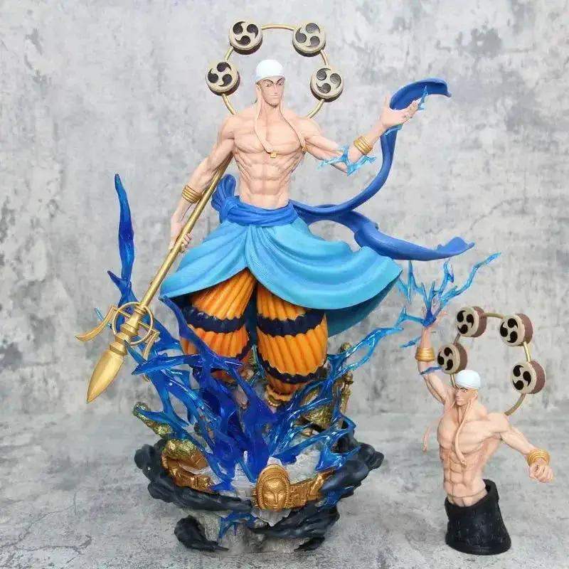 Thunder God Enel Anime Figurine, One Piece Figurines Gk Oversize PVC Statue Swappable Top Half 45 cm - Image 2